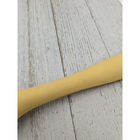 Tupperware Yellow Lot of 2 Salad Spoons Sporks Serving Utensil 12" - Picture 7 of 9
